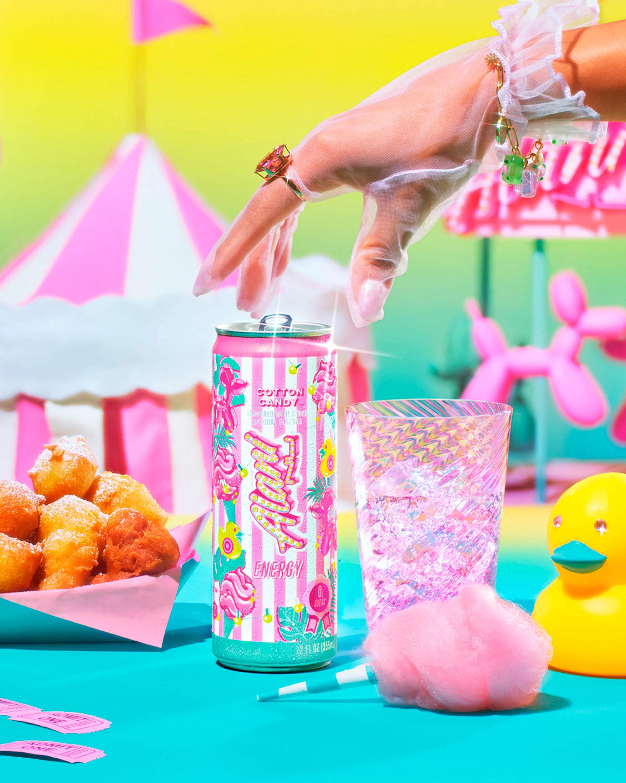 Alani Nu Featured Energy Drink - Cotton Candy - Image 4
