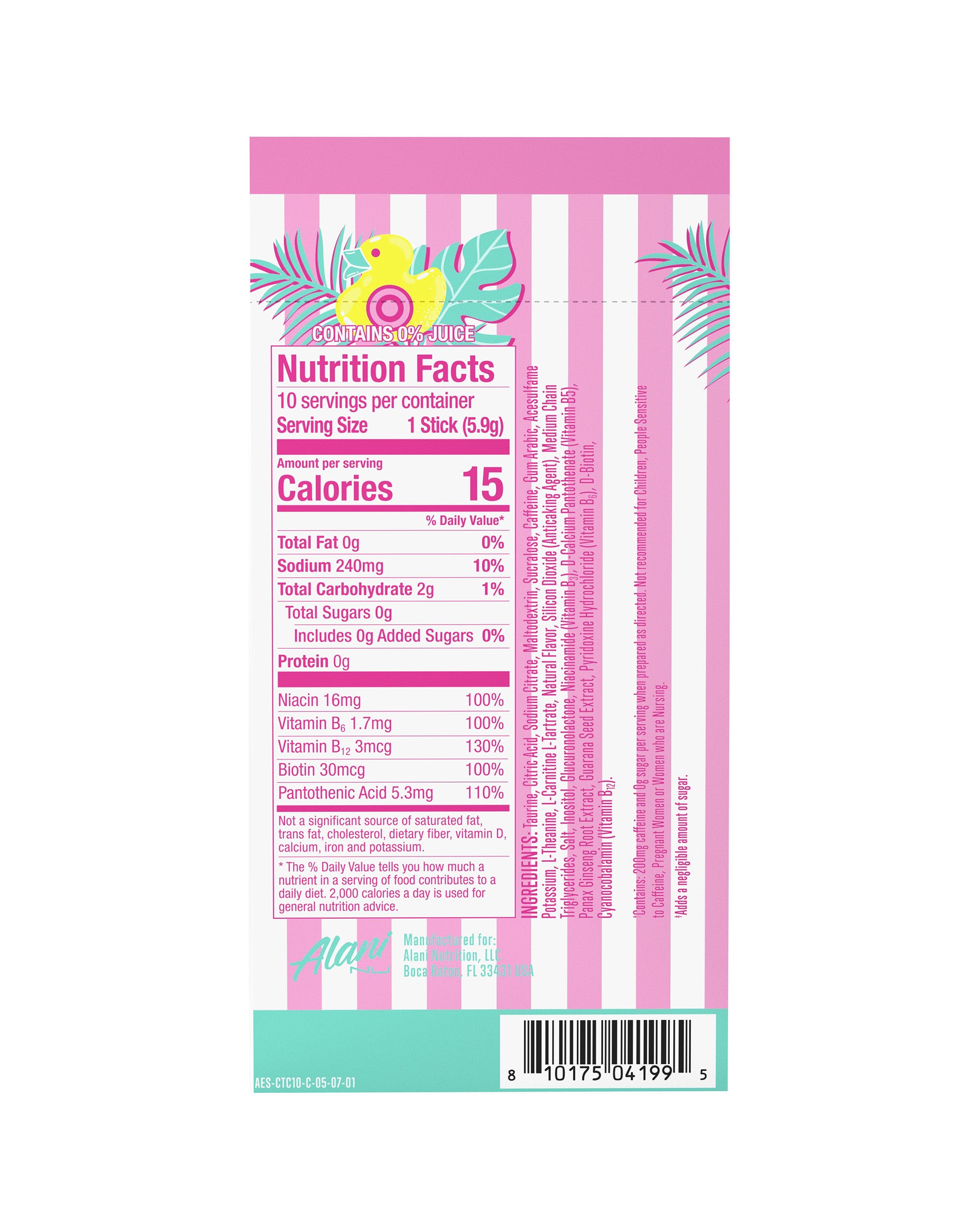 Alani Nu Featured energy sticks - cotton candy - Image 3