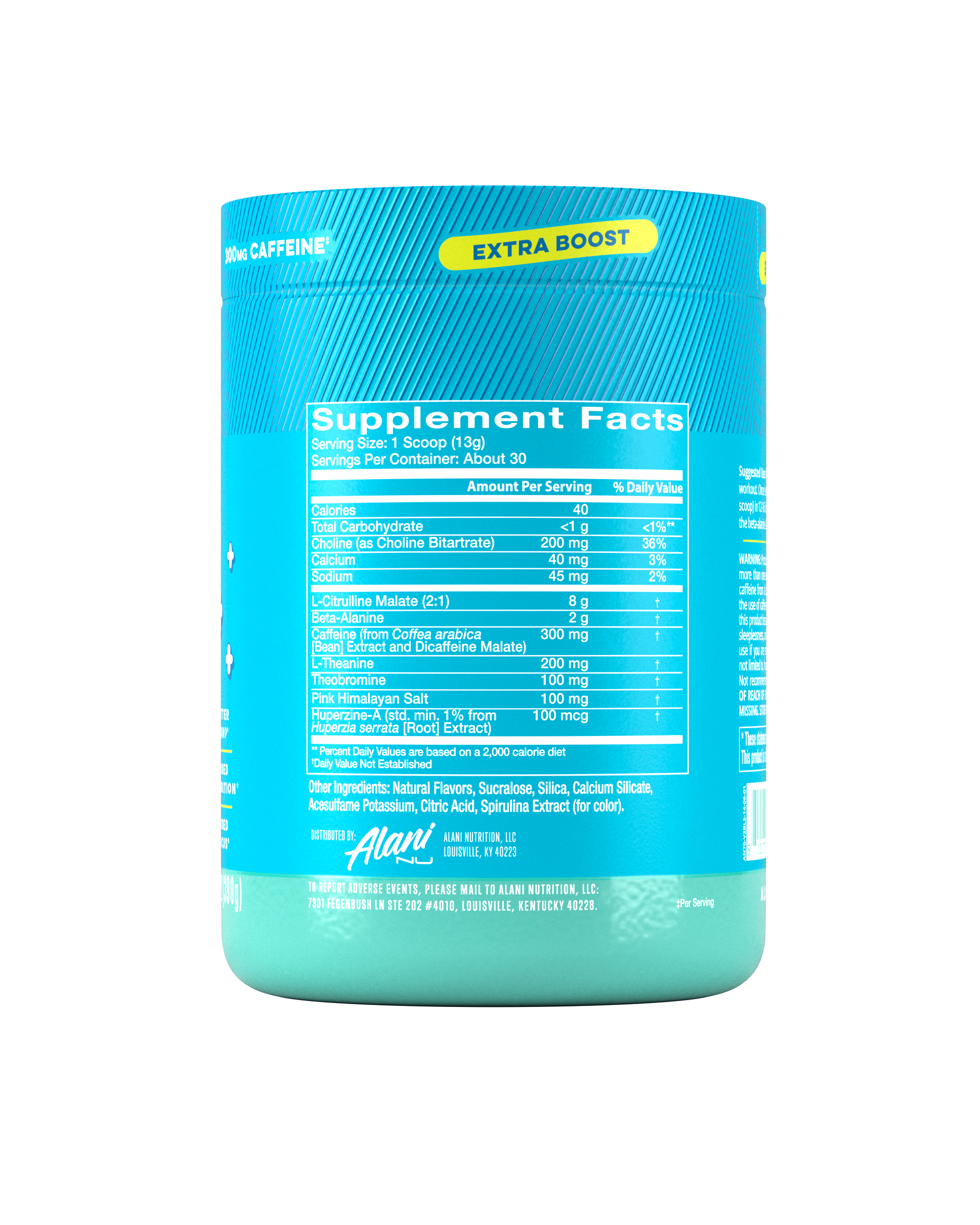 Alani Nu Featured pre-workout+ - blue slush - Image 2