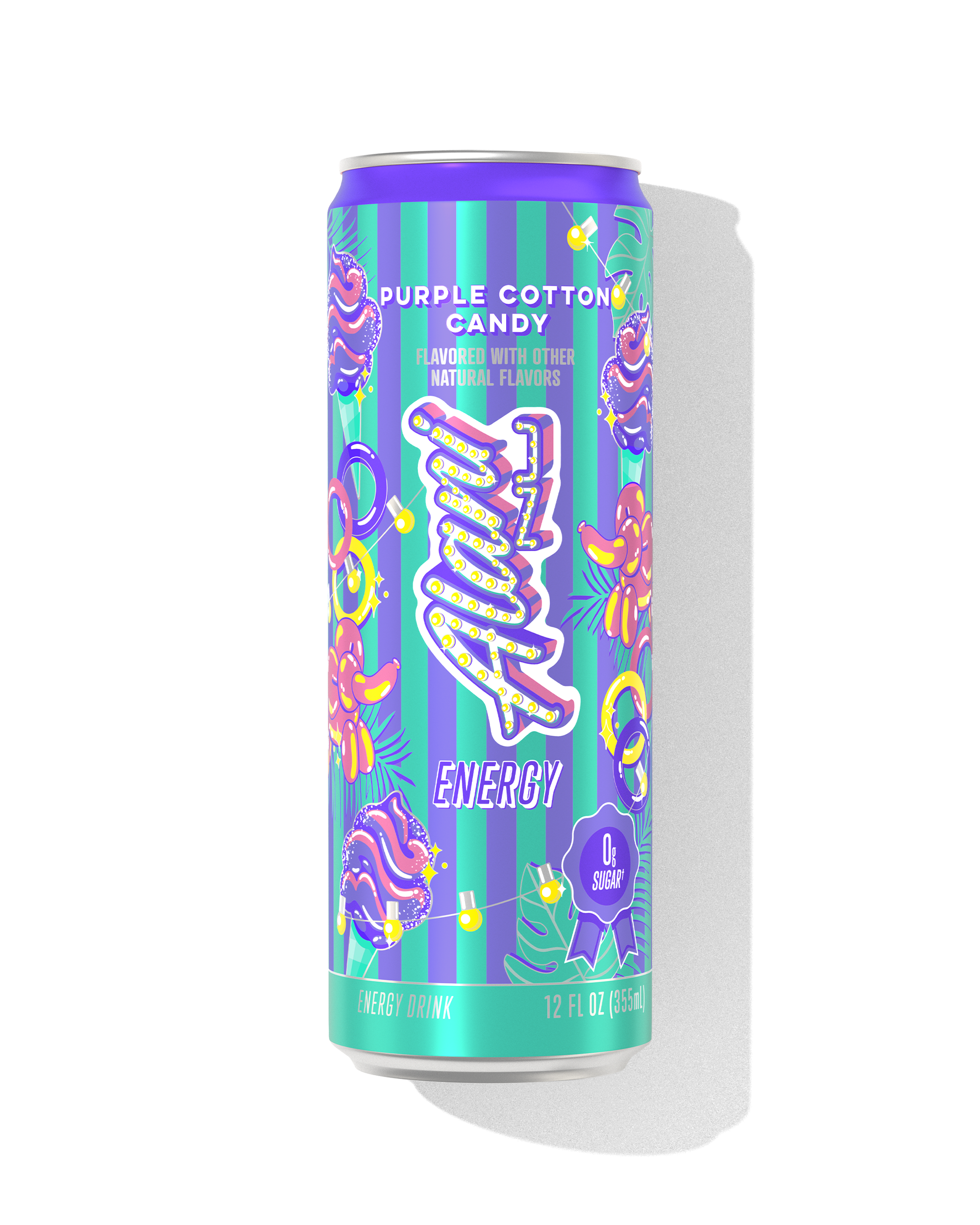 Alani Nu Featured energy drink - purple cotton candy