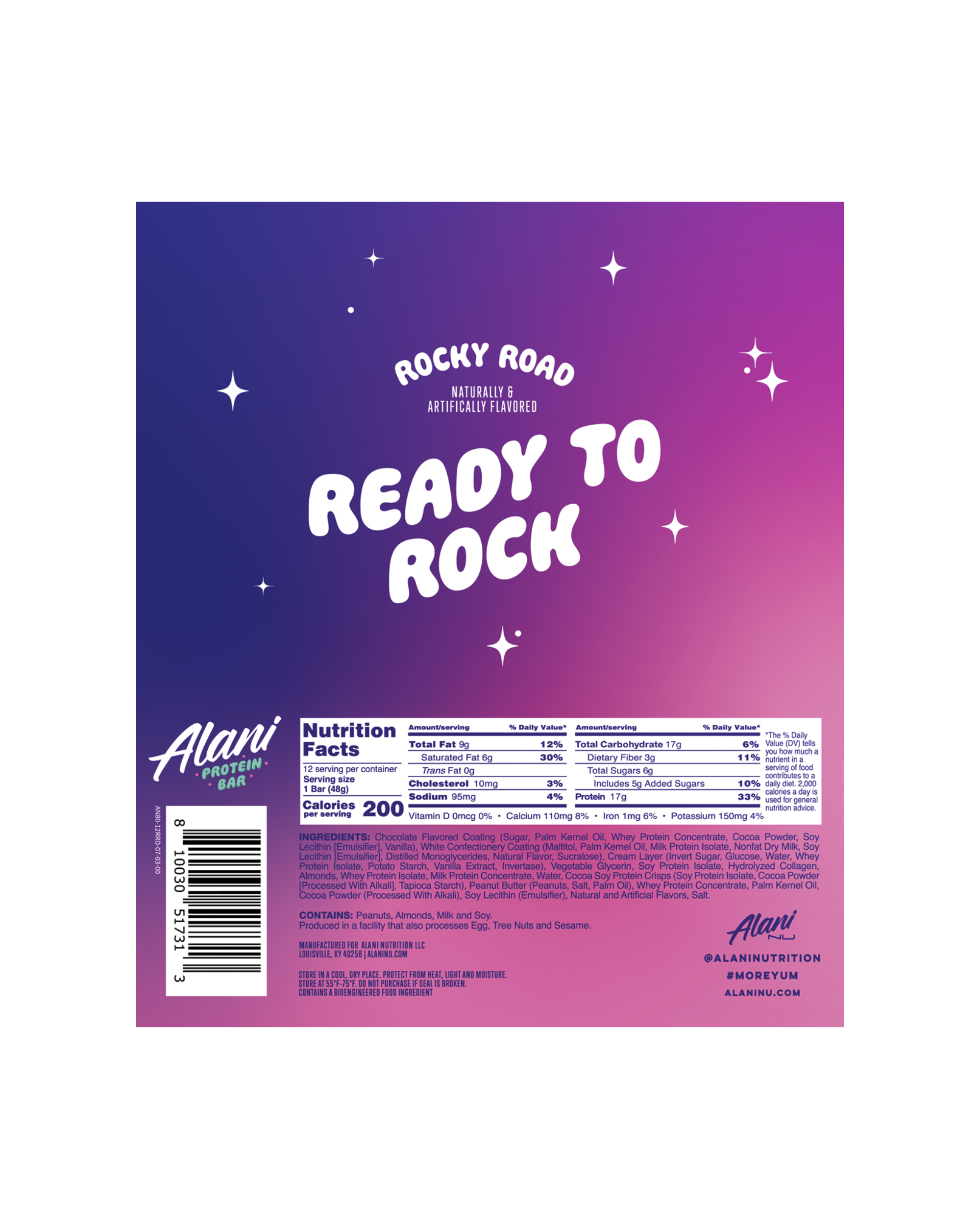 Alani Nu Featured protein bar - rocky road - Image 3