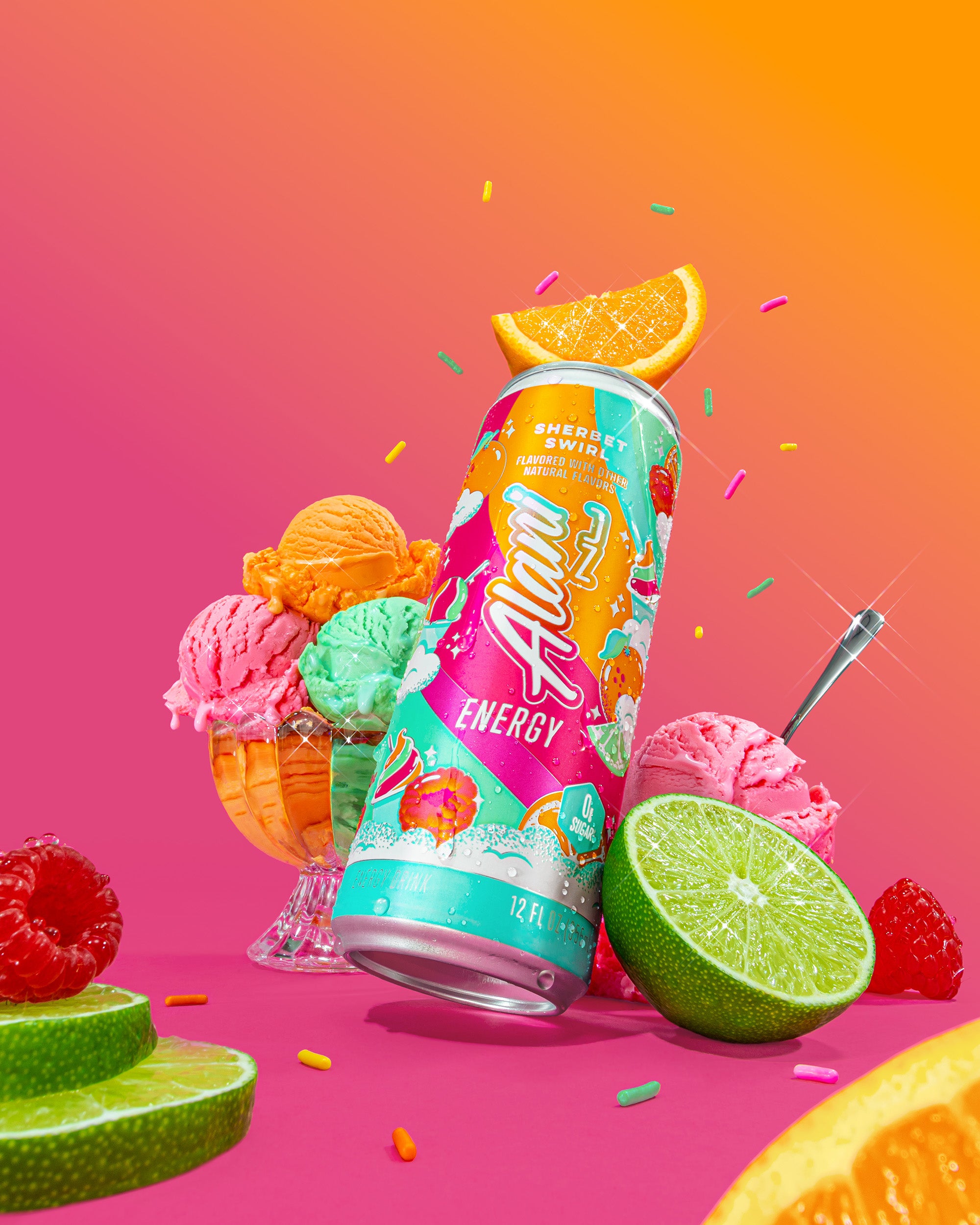 Alani Nu Featured energy drink - sherbet swirl - Image 4